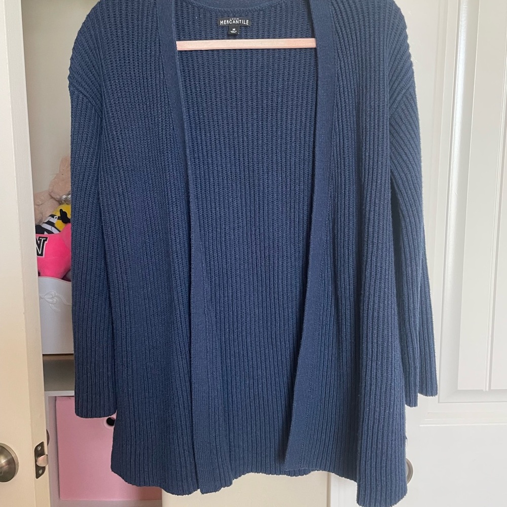 J. Crew Women's Deep Blue Cardigan
